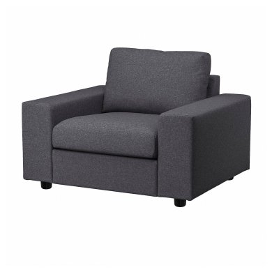 IKEA Крісло м'яке VIMLE Сірий (ИКЕА ВИМЛЕ) 99477183