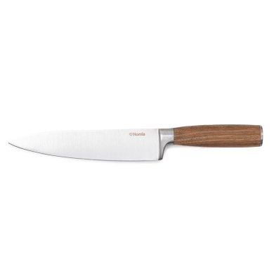 Кухонный нож Homla MOOKA 31см  | Дерево / Серебристый 211058