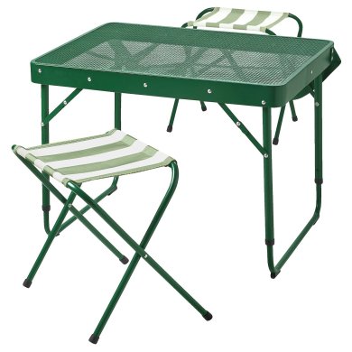 IKEA Комплект складной садовой мебели STRANDON Зеленый (ИКЕА СТРЭНДОН) 50575830