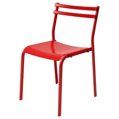 IKEA Обеденный стул GENESON Красный (ИКЕА ГЕНЕСОН) 00565683