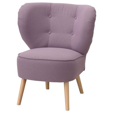 IKEA Крісло м'яке GUBBO Рожевий (ИКЕА ГУББО) 50521205
