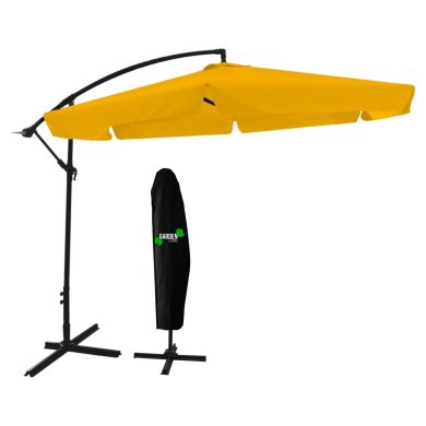 Садовый зонт с чехлом Garden Line BANANA 300 см Желтый GAO0476
