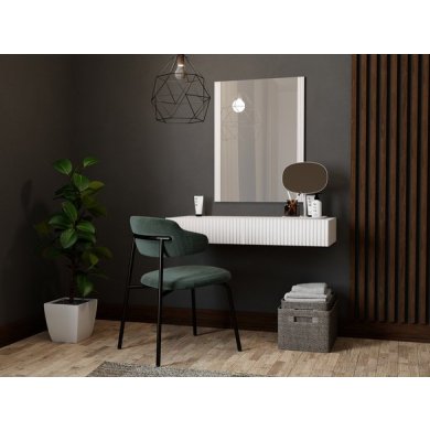 Туалетный столик с зеркалом Cama Pafos | Белый матовый 5903815007842