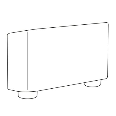 IKEA Рамка підлокітника LIDHULT (ИКЕА ЛИДГУЛЬТ) 90406393
