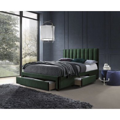 Кровать Halmar Grace | 160х200 / Темно-зеленый V-CH-GRACE-LOZ-C.ZIELONY