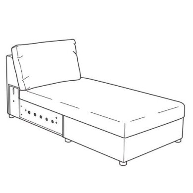 IKEA Секция дивана VIMLE (ИКЕА ВИМЛЕ) 30489490