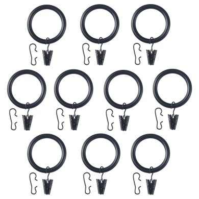 IKEA Гардинные кольца с зажимом и крючком SYRLIG (ИКЕА SYRLIG) 80224096