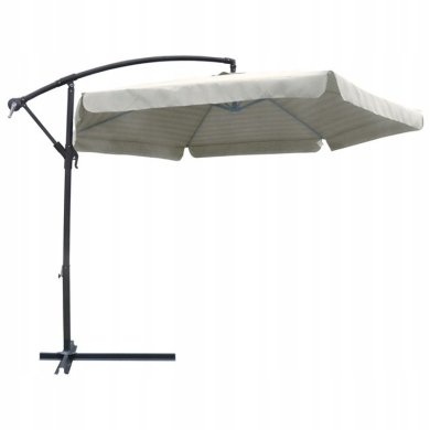 Садовый зонт с чехлом Kontrast FRISCO 350 см Светло-серый 5.06.27589