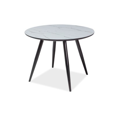 Стол обеденный Signal Ideal | Черный / белый (мрамор) IDEALC100
