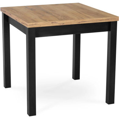 Розкладний стіл Mebel Elit MAX 80-160 см | Дуб крафт / Чорний B.MAX/DC/CZ/S