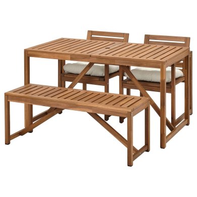 IKEA Комплект садових меблів NAMMARO Дерево (ИКЕА НАММАРО) 09491211