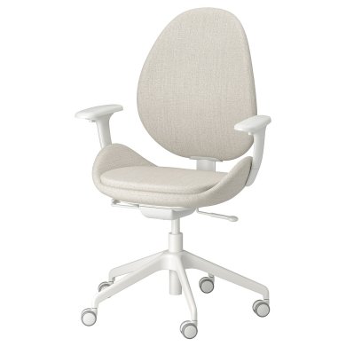 IKEA Офісне крісло HATTEFJALL Бежевий (ИКЕА ХАТТЕФЬЯЛЛЬ) 60538955