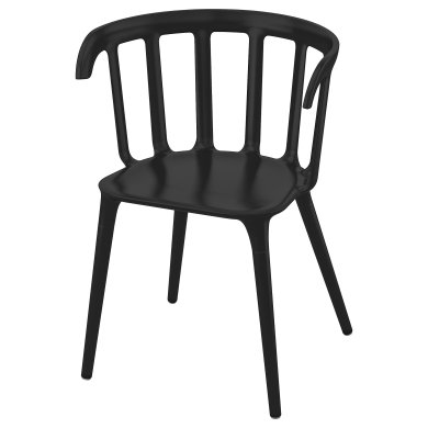 IKEA Обідній стілець PS 2012 Чорний (ИКЕА ИКЕА ПС 2012) 70206804