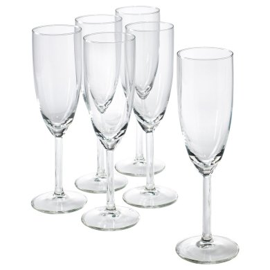 IKEA Набор бокалов для шампанского SVALKA (ИКЕА SVALKA) 50015122