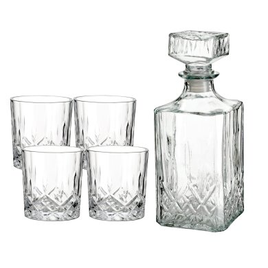 Набор графин и стаканы Homla  JAQIN | Прозрачный 163784