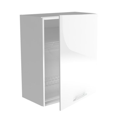 Верхний шкаф с сушилками для посуды Halmar Vento GC-60/72 | Белый V-UA-VENTO-GC-60/72-BIAŁY