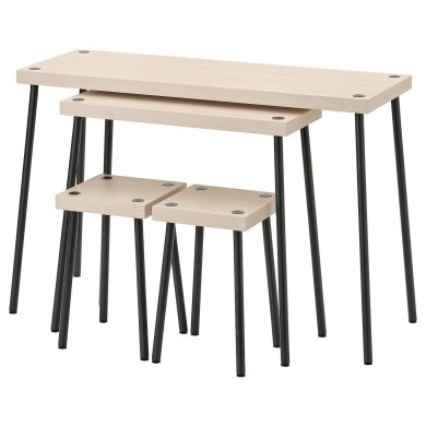 IKEA Комплект журнальных столиков FRIDNAS (ИКЕА ФРИДНАС) 70504276