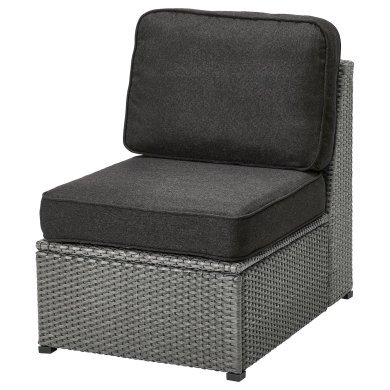 IKEA Садовое кресло SOLLERON Черный (ИКЕА СОЛЛЕРОН) 09559913