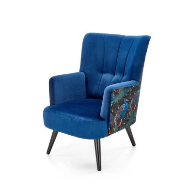 Крісло м'яке Halmar Pagoni Синій V-PL-PAGONI-FOT-GRANATOWY