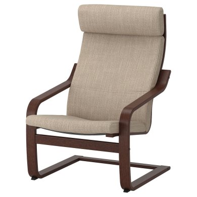 IKEA Кресло-качалка POANG Бежевый (ИКЕА ПОАНГ) 79197758