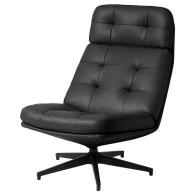 IKEA Крісло м'яке поворотне HAVBERG Чорний (ИКЕА ХАВБЕРГ) 90515108