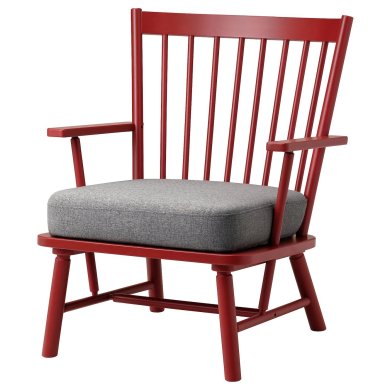 IKEA Крісло PERSBOL Червоний (ИКЕА ПЕРСБОЛ) 70525919