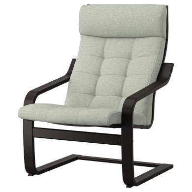 IKEA Кресло-качалка POANG Светло-зеленый (ИКЕА ПОАНГ) 19501907