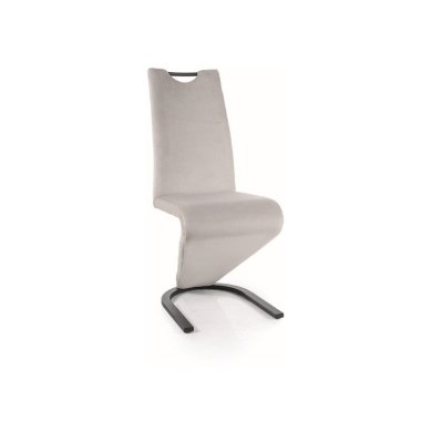 Обеденный стул Signal H-090 Velvet Светло-серый H090VCJS