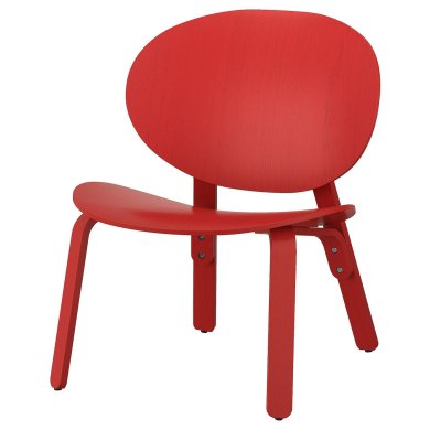 IKEA Кресло FROSET Красный (ИКЕА ФРОСЕТ) 20429604