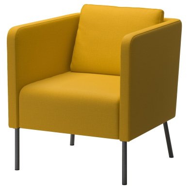 IKEA Крісло м'яке EKERO Жовтий (ИКЕА ЭКЕРО) 00262879