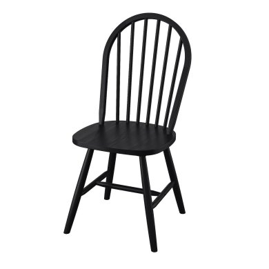 IKEA Обеденный стул SKOGSTA Черный (ИКЕА СКОГСТА) 50544867