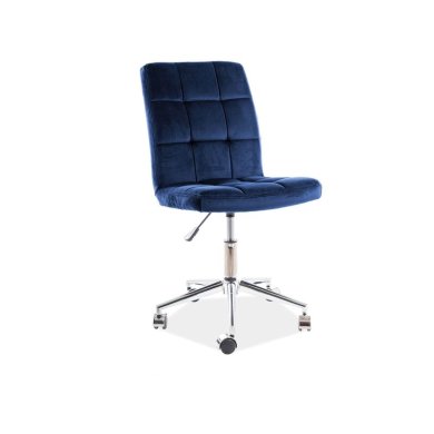 Офісне крісло Signal Q-020 Velvet Синій OBRQ020VGR