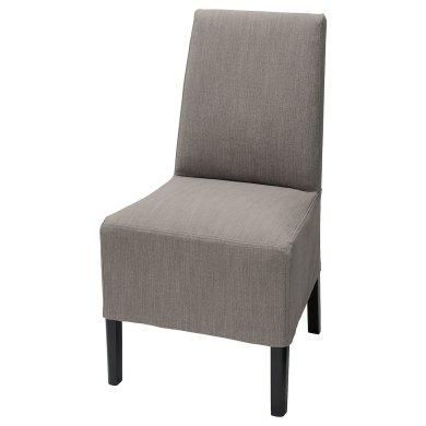 IKEA Чехол на стул BERGMUND Серый (ИКЕА БЕРГМУНД) 00486233