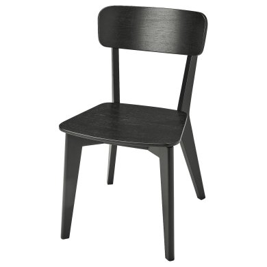 IKEA Обеденный стул LISABO Черный (ИКЕА ЛИСАБО) 60446786