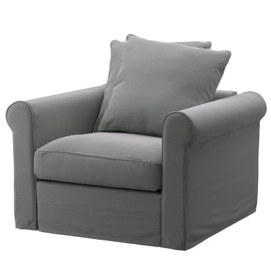 IKEA Кресло мягкое GRONLID Серый (ИКЕА ГРОНЛИД) 79505200