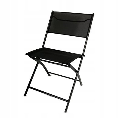 Складаний садовий стілець Kontrast LOBOS Чорний 5.03.212955