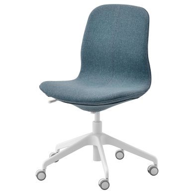 IKEA Офісне крісло LANGFJALL Синій (ИКЕА ЛАНГФЬЯЛЛЬ) 49252379
