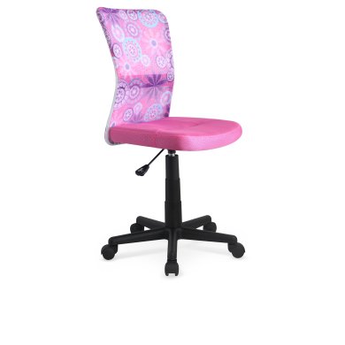 Крісло поворотне Halmar Dingo | Рожевий V-CH-DINGO-FOT-RÓŻOWY