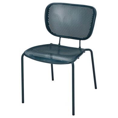 IKEA Садовий стілець DUVSKAR Темно-синій (ИКЕА ДУВСКАР) 70515760