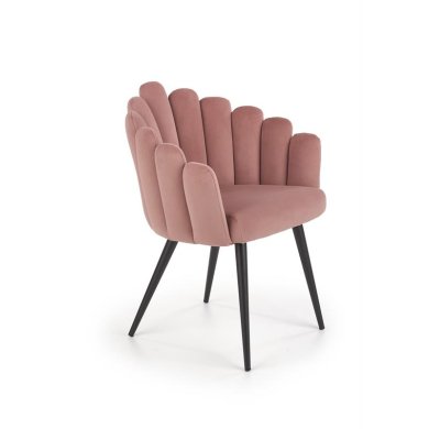 Обідній стілець Halmar K-410 Velvet Рожевий V-CH-K/410-KR-RÓŻOWY