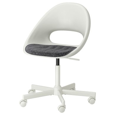 IKEA Офісне крісло LOBERGET/MALSKAR Білий (ИКЕА ЛОБЕРГЕТ/МАЛЬСКАР) 99445451
