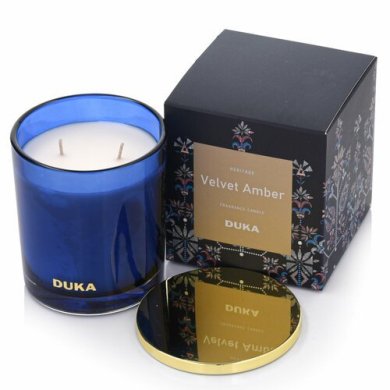 Ароматична свічка Duka Heritage Velvet Amber Білий/Синій 2220904