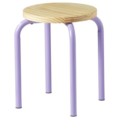 IKEA Табурет DOMSTEN Фіолетовий (ИКЕА ДОМСТЕН) 60554380