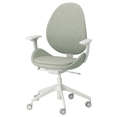 IKEA Офісне крісло HATTEFJALL Світло-зелений (ИКЕА ХАТТЕФЬЯЛЛЬ) 70532953