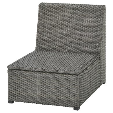 IKEA Садове крісло SOLLERON Сірий (ИКЕА СОЛЛЕРОН) 50424596
