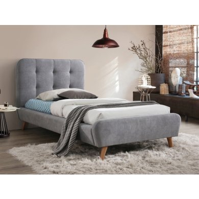 Кровать Signal Tiffany | 90х200 / Серый / Дуб TIFFANY90SZ