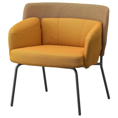 IKEA Кресло мягкое BINGSTA Желтый (ИКЕА БИНГСТА) 40455649