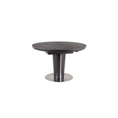 Стол Signal Orbit Ceramic | Серый (эффект мрамора) / Антрацит ORBITCSZAT120