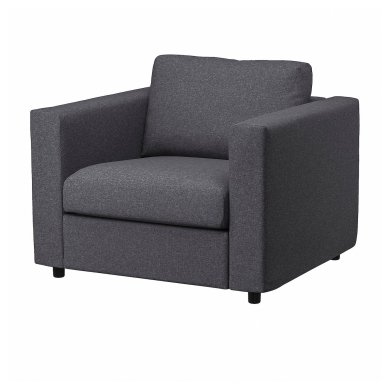 IKEA Кресло мягкое VIMLE Серый (ИКЕА ВИМЛЕ) 39477157
