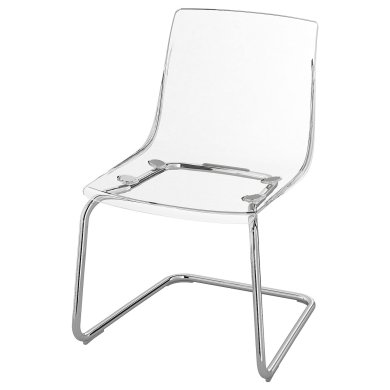 IKEA Обеденный стул TOBIAS Прозрачный (ИКЕА ТОБИАС) 80349671
